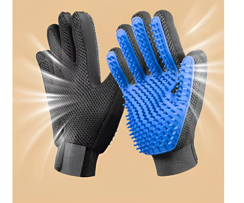 Satsus Deshedding Glove — Gentle Fur Remover for Dogs & Cats