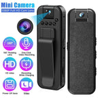 HD 1080P Rechargeable Mini Body Camera with Night Vision & 180° Rotating Lens