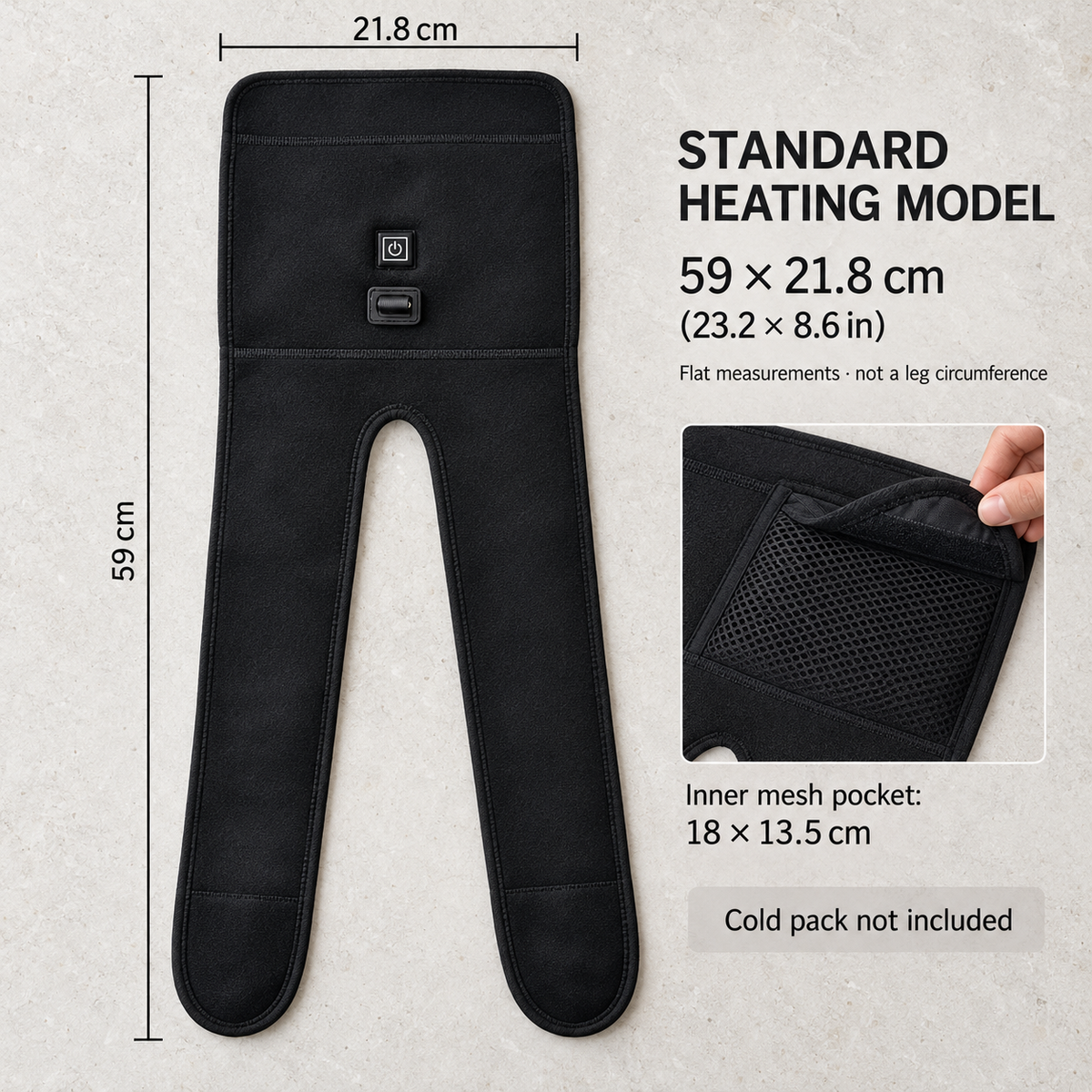 Adjustable Heated Knee Wrap