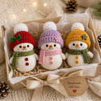 DIY Crochet Snowman Amigurumi Kit