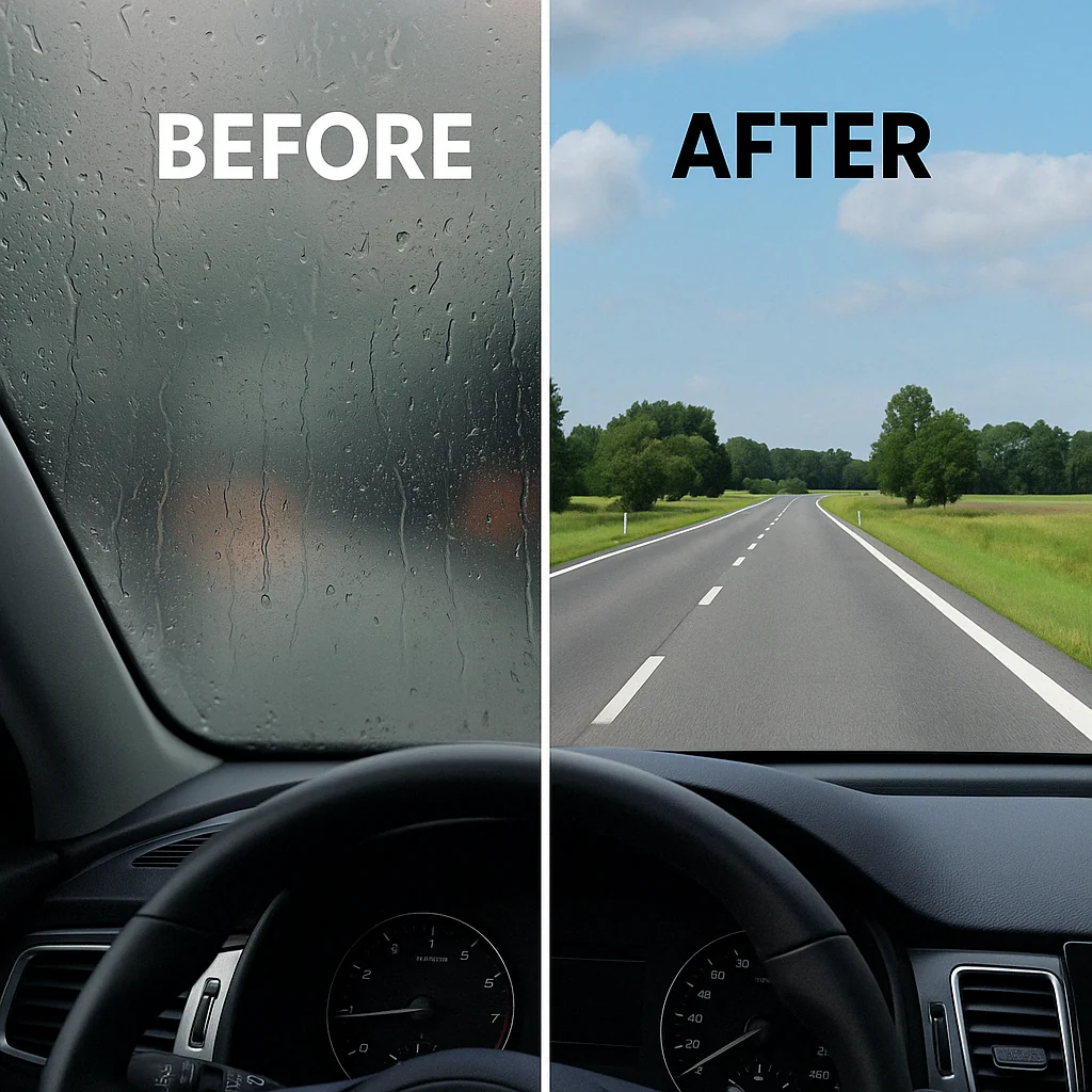 Car Windshield Hydrophobic Glass Oil Remover Coating Tool