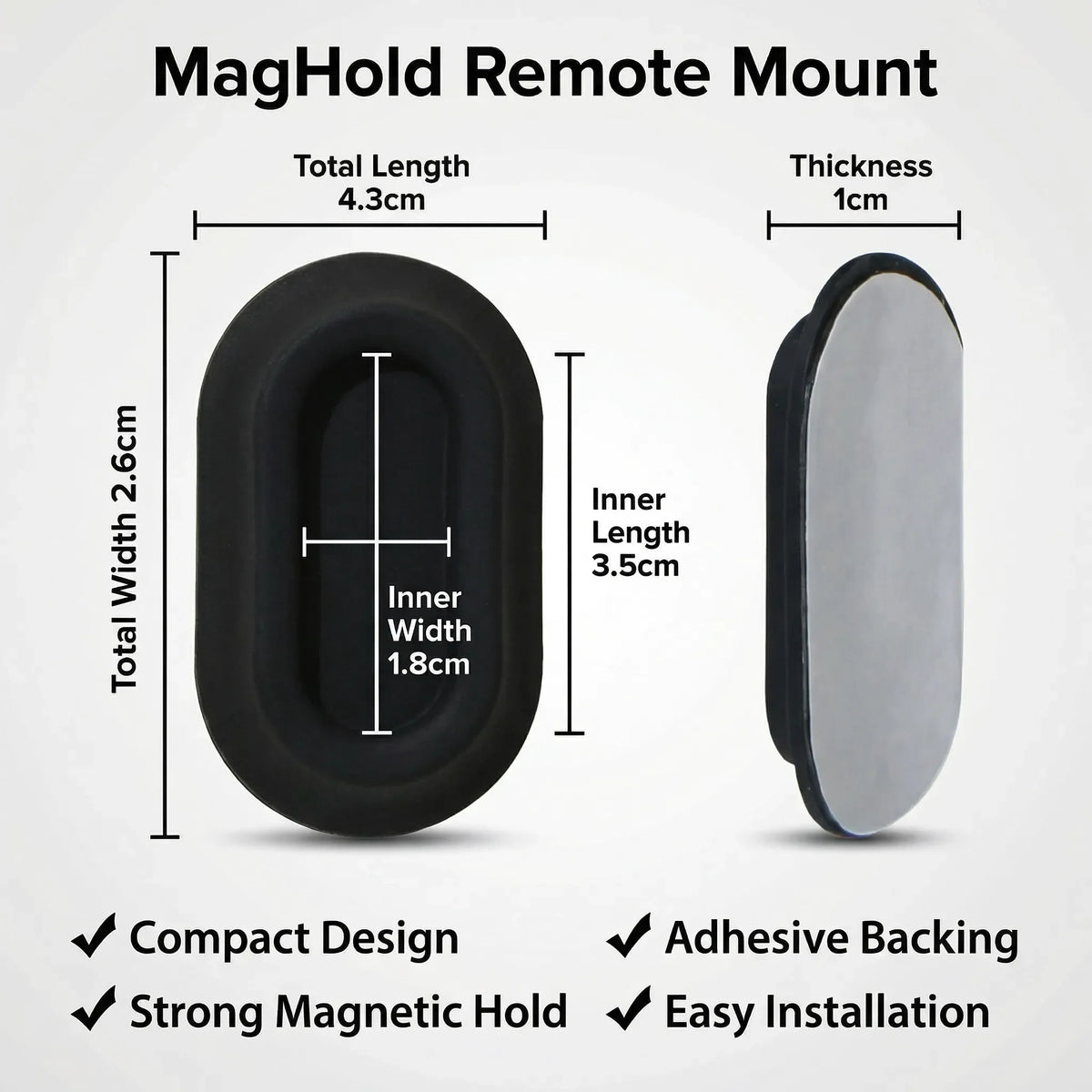 MagHold Remote Mount 3-Pack