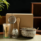Satsus| Traditional Matcha Tea Set – 6-Piece Authentic Japanese Matcha Kit – Premium Bamboo & Ceramic