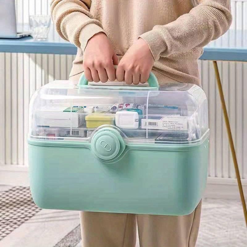 Satsus| MediSmart Pill Organiser – Compact Weekly Medicine Storage Box for Home & Travel