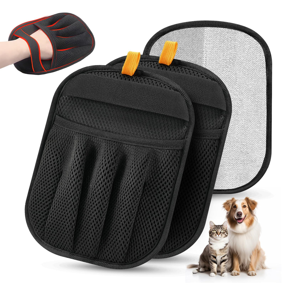 Satsus Static Mitt — Electrostatic Pet Hair Remover Glove