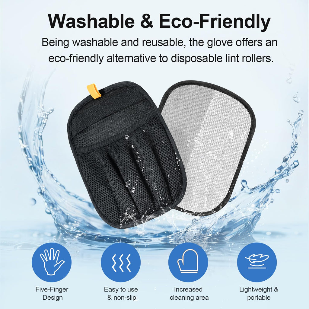 Satsus Static Mitt — Electrostatic Pet Hair Remover Glove