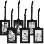 Antique Bronze Family Tree Ornament - 4-Frame Hanging Photo Display