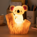 Satsus® Mini Koala on Tree Branch Silicone Squishy Night Light Cute Perfect Gift