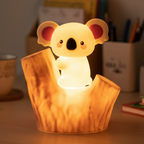 Satsus® Mini Koala on Tree Branch Silicone Squishy Night Light Cute Perfect Gift