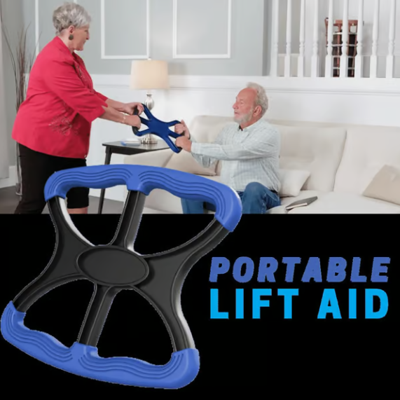 Standing Aid and Handicap Bar with No-Slip Grip Handles stand assist lift