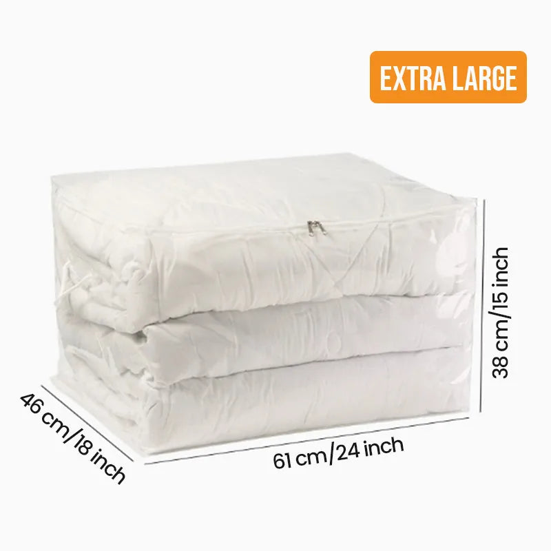 Large Heavy-Duty Thick Plastic Clear Storage Bag