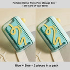 Portable Dental Floss Pick Storage Box