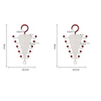 Multi-Functional V-Shaped Double Sided Hanger Storage Rack