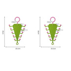 Multi-Functional V-Shaped Double Sided Hanger Storage Rack