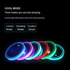 1LED Car Cup Holder Coasters-2 PCS