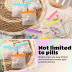 35 Pcs Pill Pouch Bags Zippered Pill Bag Set