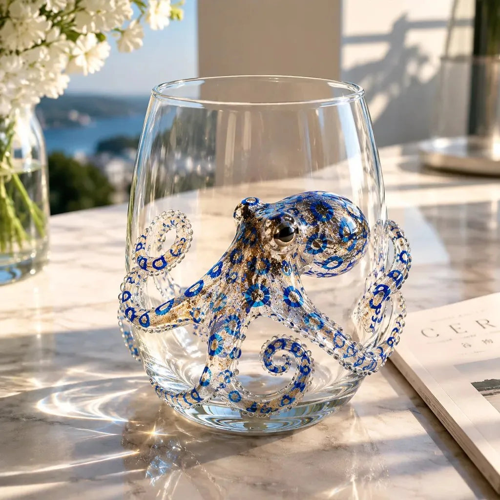 The Perfect Beach House Gift3D Ocean Animal Artisan Glassware Collection