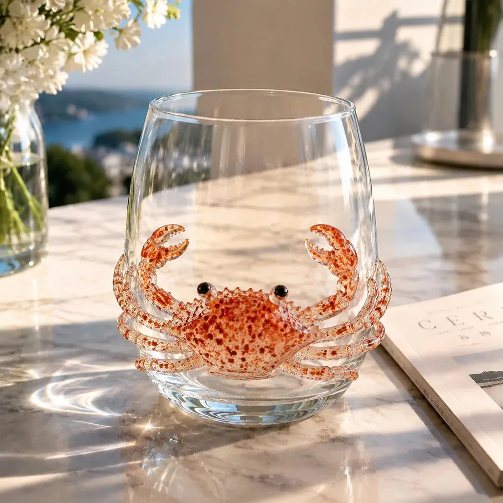 The Perfect Beach House Gift3D Ocean Animal Artisan Glassware Collection