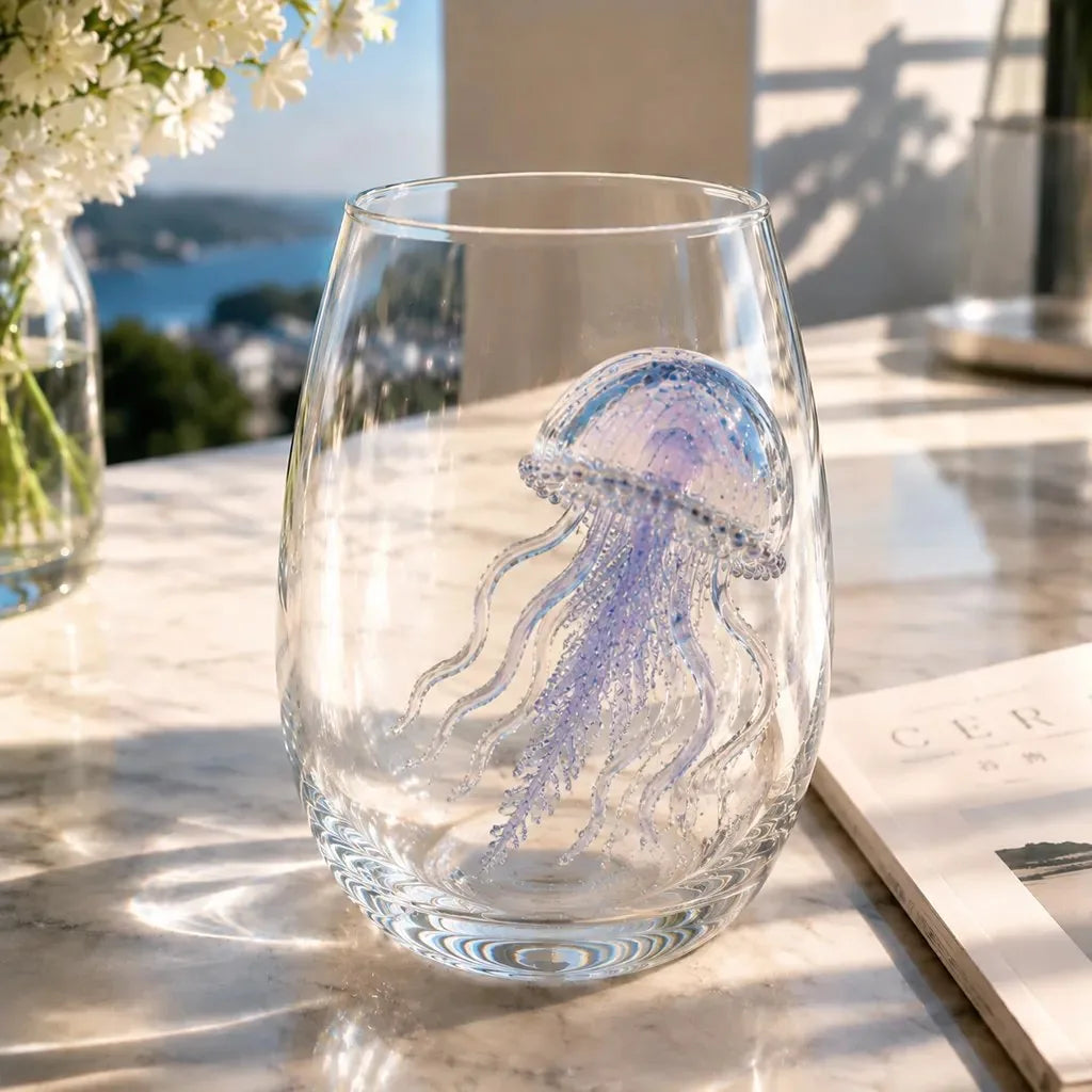 The Perfect Beach House Gift3D Ocean Animal Artisan Glassware Collection