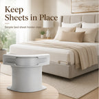 Secure Fit Sheet Holders – Wrinkle-Free. Slip-Free Bed