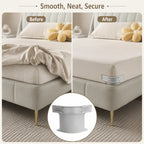 Secure Fit Sheet Holders – Wrinkle-Free. Slip-Free Bed