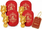 Gold Turtle Coin Wallet Charm – 2 Pack