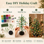 DIY Beaded Holiday Tree Craft Kit