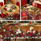 Vintage Christmas Holiday Tablecloth