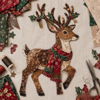 Christmas Patchwork Fabric Ornament Kit