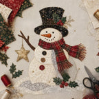 Christmas Patchwork Fabric Ornament Kit