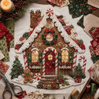 Christmas Patchwork Fabric Ornament Kit