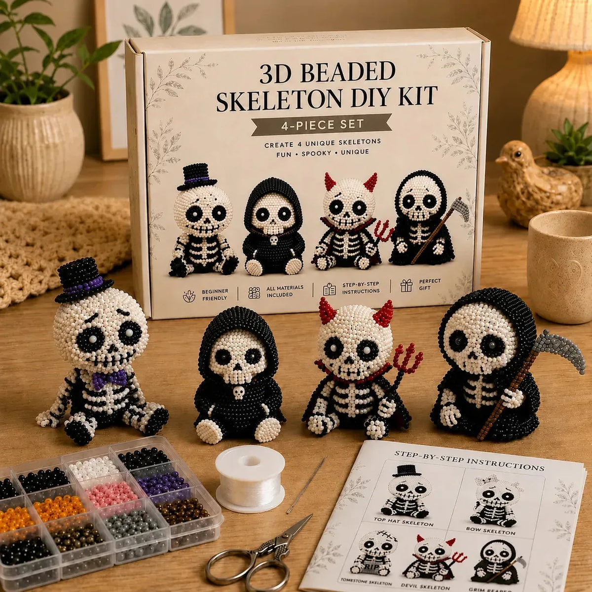 3D Skeleton Bead Craft Kit