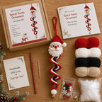 Crochet Christmas Spiral Ornament DIY Kit