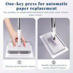 100cm Zero Touch Mini Mop with Hands-Free Cloth Change Set