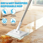 100cm Zero Touch Mini Mop with Hands-Free Cloth Change Set