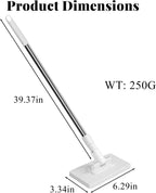 100cm Zero Touch Mini Mop with Hands-Free Cloth Change Set