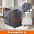 90L Clothes Storage Bags Clothing Organizers with Reinforced Handles