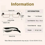 Foldable Anti-Blue Light Reading Glasses with Case
