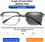 Black & Gold Semi-Rimless Crystal Clear Focus Reading Glasses