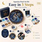 DIY Pearl Zodiac Wall Art Kit