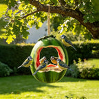 2-Fork Metal Hummingbird and Fruit Bird Feeder