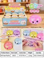 Glitter Dumpling Squishy -  Random-4/12PCS-（Pre-Order – Ships in 10 Days）
