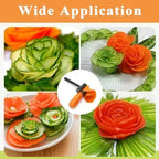Stainless Steel Vegetable Spiral & Flower Curler – 2 Pack