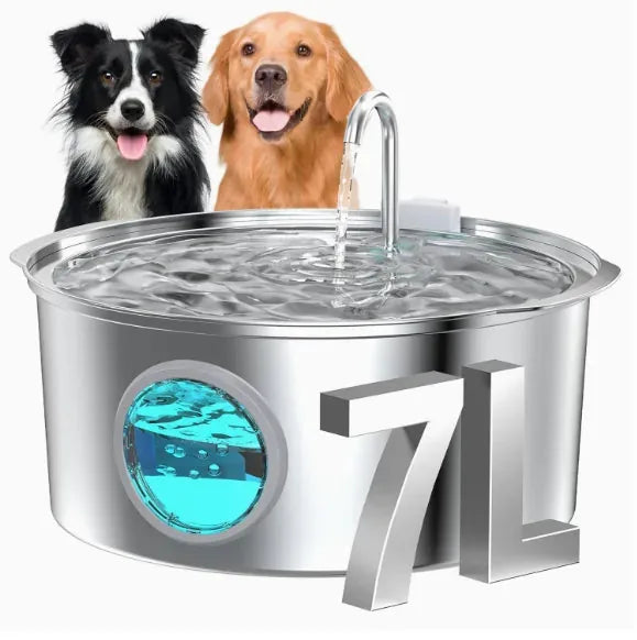 SiopsrlStainless Steel Cat/Dog Water Fountain