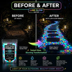Colorful Glow in the Dark Garden Stones