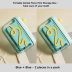 Portable Dental Floss Pick Storage Box