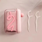 Portable Dental Floss Pick Storage Box