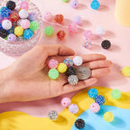 Colorful Rhinestone Craft Beads – 100 Pieces