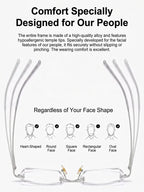 Rimless Transition Photochromic Reading Glasses 2 Pack