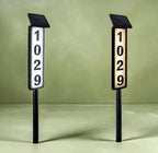 Solar Lighted House Address Numbers Sign